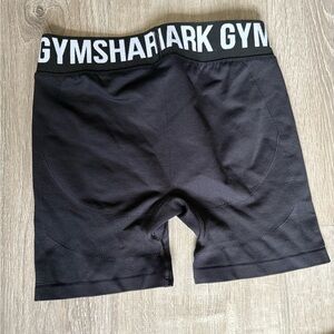 Gymshark Black Athletic Compression Shorts with butt flex